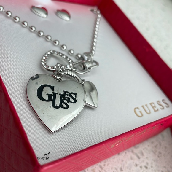 NIB 🦋 GUESS Necklace & Bracelet Set BUNDLE | 4 pc. - Picture 9 of 12